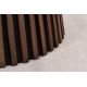 Mese dining - Masa rotunda Valhalla Wood 120cm, stejar inchis