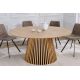 Mese dining - Masa rotunda Valhalla Wood 120cm, stejar
