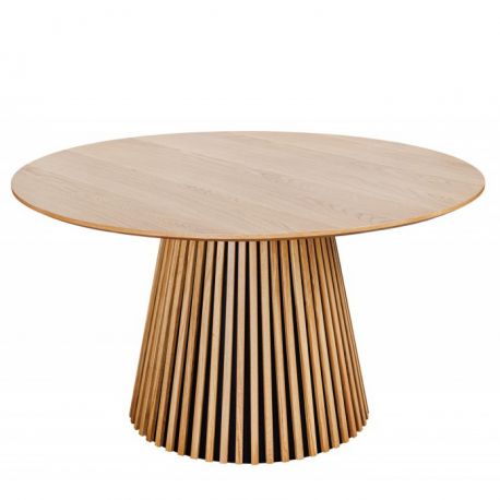 Mese dining - Masa rotunda Valhalla Wood 140cm, stejar