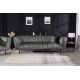 Canapele - Canapea 3 locuri design elegant Noblesse, gri