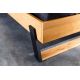 Paturi - Pat din lemn design industrial vintage Amazonas 180x200cm