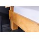 Paturi - Pat din lemn design industrial vintage Amazonas 180x200cm