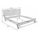 Paturi - Pat din lemn design industrial vintage Amazonas 180x200cm