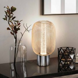 Veioze - Veioza LED design modern Micron crom/auriu