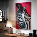Tablou CEBRA EN ROJO