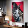 Tablou CEBRA EN ROJO