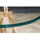 Masute Living - Masuta auxiliara design unicat Faether 65cm gold