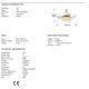 Lustre cu ventilator - Lustra LED cu Ventilator si telecomanda, lame retractabile Vento alb/bronz