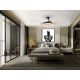 Lustre cu ventilator - Lustra LED cu Ventilator si telecomanda, lame retractabile Vento negru/bronz