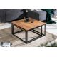 Masute Living - Set de 2 masute design industrial Elements Sheesham