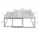 Masute Living - Set de 2 masute design industrial Elements Sheesham