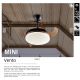 Lustre cu ventilator - Lustra LED cu Ventilator si telecomanda, lame retractabile Mini Vento negru/bronz