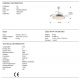 Lustre cu ventilator - Lustra LED cu Ventilator si telecomanda, lame retractabile HERON alb/auriu