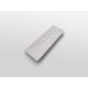 Lustre cu ventilator - Lustra LED cu Ventilator si telecomanda, lame retractabile HERON alb/auriu
