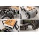 Masute Living - Masuta design unicat cu suport pentru sticle de vin Hot Rod 165cm