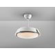 Lustre cu ventilator - Lustra LED cu Ventilator si telecomanda, lame retractabile Enzo alb