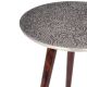 Masute Living - Masuta auxiliara design unicat Alcasar 50cm, argintiu antic