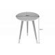 Masute Living - Masuta auxiliara design unicat Alcasar 50cm, argintiu antic