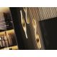 Pendule, Lustre suspendate - Lustra LED suspendata design modern Twist auriu