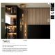 Pendule, Lustre suspendate - Lustra LED suspendata design modern Twist auriu