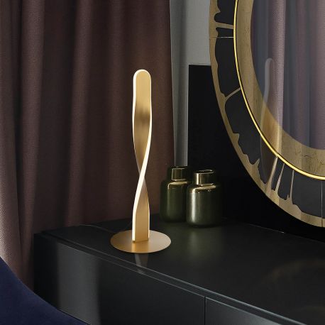 Veioze - Veioza LED design modern decorativ Twist auriu