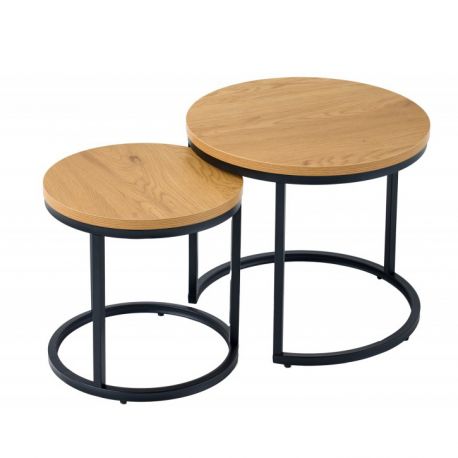 Masute Living - Set de 2 masute design industrial Elegance