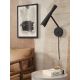 Aplice, corpuri de iluminat pentru pereti - Aplica de perete design modern Bordeaux negru