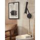Aplice, corpuri de iluminat pentru pereti - Aplica de perete design modern Bordeaux negru