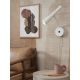 Aplice, corpuri de iluminat pentru pereti - Aplica de perete design modern Bordeaux alba