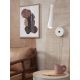 Aplice, corpuri de iluminat pentru pereti - Aplica de perete design modern Bordeaux alba