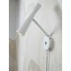 Aplice, corpuri de iluminat pentru pereti - Aplica de perete design modern Bordeaux alba