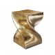 Masuta design unicat Twist 45cm, auriu