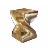 Masuta design unicat Twist 45cm, auriu