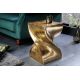 Masute Living - Masuta design unicat Twist 45cm, auriu