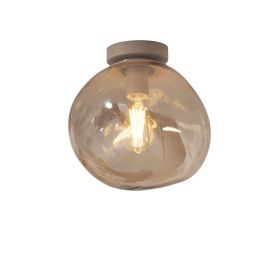 Plafoniere - Plafoniera moderna design decorativ Helsinki boulder amber