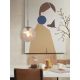 Pendule, Lustre suspendate - Lustra/Pendul modern design decorativ Helsinki boulder amber