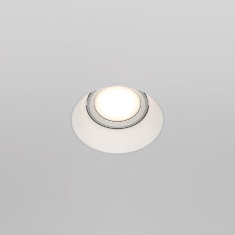 Plafoniere cu spoturi, Spoturi aplicate - Spot incastrabil design tehnic Dot alb 12,5cm