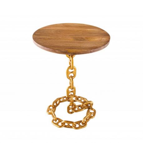 Masute Living - Masuta auxiliara design unicat Chain 55cm