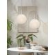 Pendule, Lustre suspendate - Lustra/Pendul modern design decorativ Helsinki boulder alb