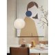 Pendule, Lustre suspendate - Lustra/Pendul modern design decorativ Helsinki boulder alb