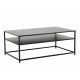 Masute Living - Masuta neagra design modern Dura Steel 100cm