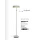 Lampadare - Lampadar/Lampa de podea din metal Porto gri