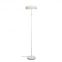 Lampadar/Lampa de podea din metal Porto alb