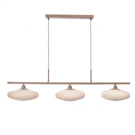 Pendule, Lustre suspendate - Lustra suspendata design modern Sapporo 3 alb/sand