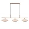 Lustra suspendata design modern Sapporo 3 alb/sand