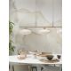 Pendule, Lustre suspendate - Lustra suspendata design modern Sapporo 3 alb/sand