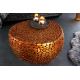 Masute Living - Masuta decorativa Stone Mosaic 72cm, cupru