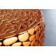 Masute Living - Masuta decorativa Stone Mosaic 72cm, cupru