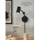 Aplice cu Spot - Aplica de perete metal design modern Montreux negru
