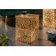Masute Living - Set de 2 masute laterale Leaf auriu